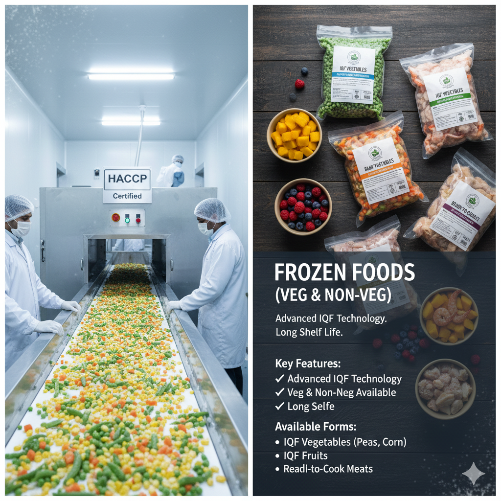 Frozen Foods (Veg & Non-Veg)